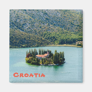 Íman Ilha do mosteiro de Visovac no PN Krka - Croácia