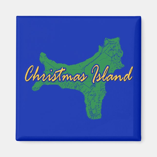 Íman Ilha do Natal (Frente)