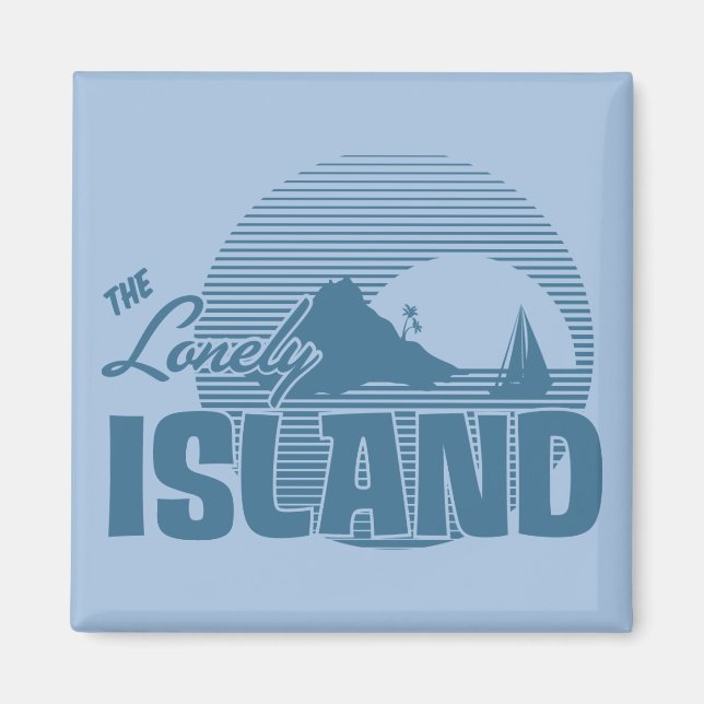 Íman Ilha Dookie - Azul (Frente)