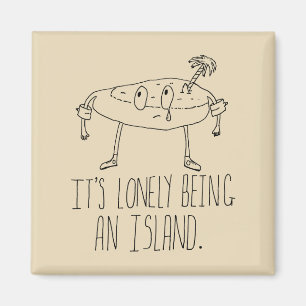 Íman Ilha dos desenhos animados