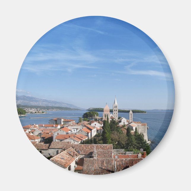 Íman Ilha e cidade de Rab (Frente)