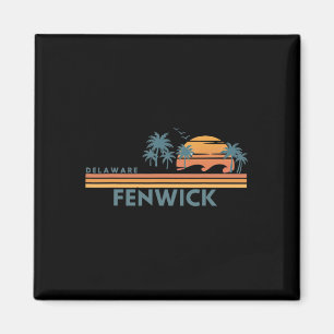 Íman Ilha Fenwick Delaware Férias de Verão Vintage 70