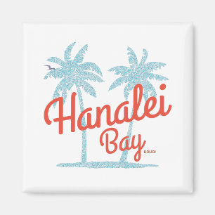 Íman Ilha Hanalei Bay de Kauai, Havaí Souvenir