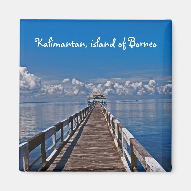 Íman Ilha Kalimantan Indonésia de Borneo (Frente)