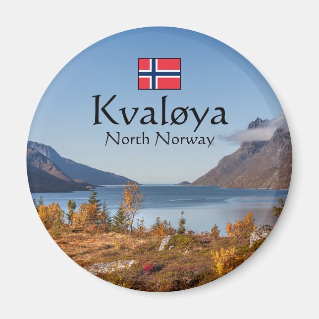 Íman Ilha Kvaloya Noruega (Frente)
