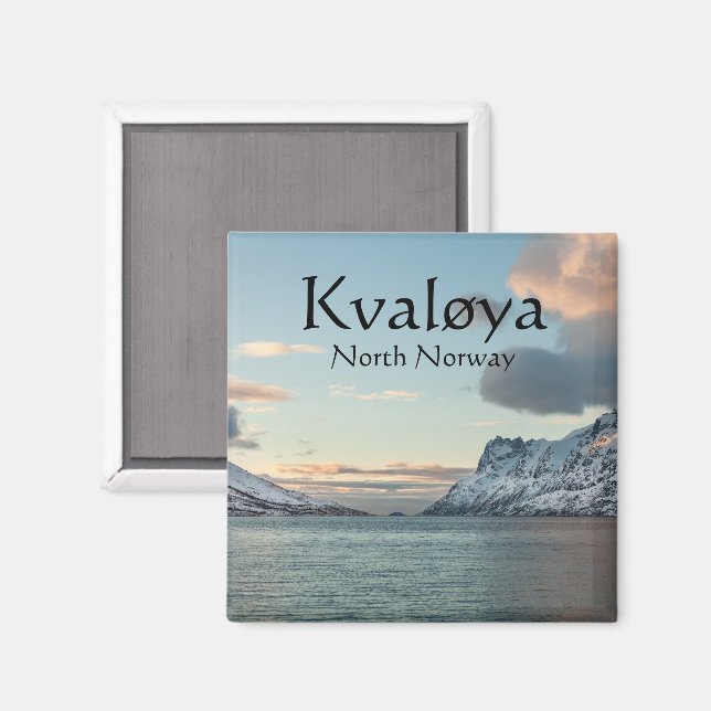 Íman Ilha Kvaloya Noruega (Front/Back)