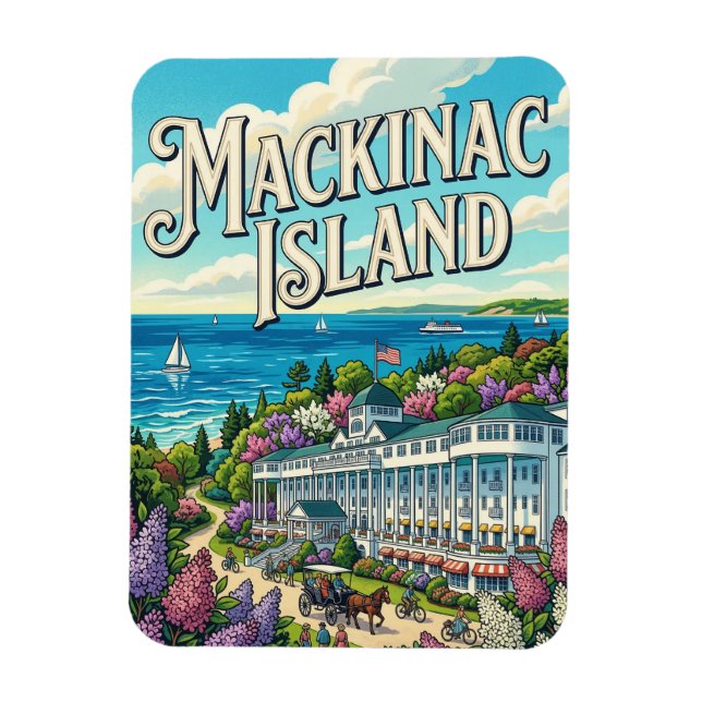 Íman Ilha Mackinac (Vertical)