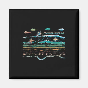 Íman Ilha Mustang Texas Tie-dye Pelican Beac Colorful