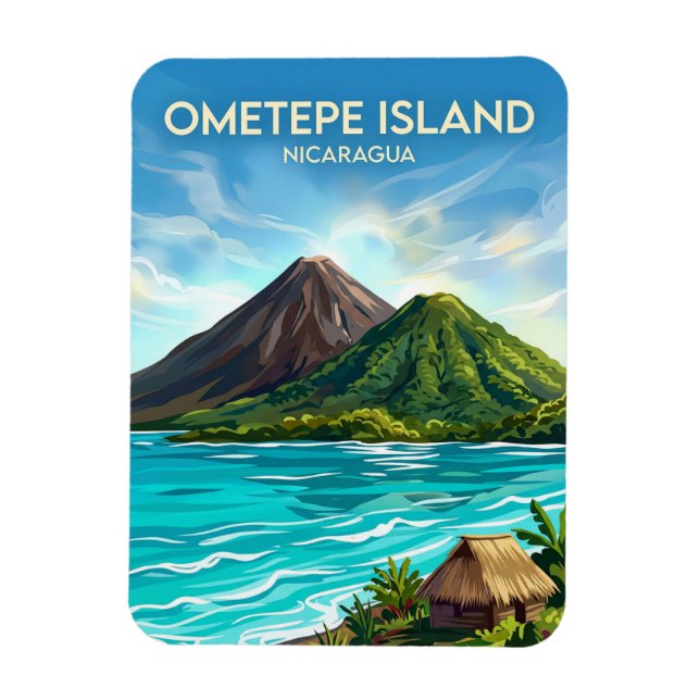 Íman Ilha Ometepe Nicarágua (Vertical)