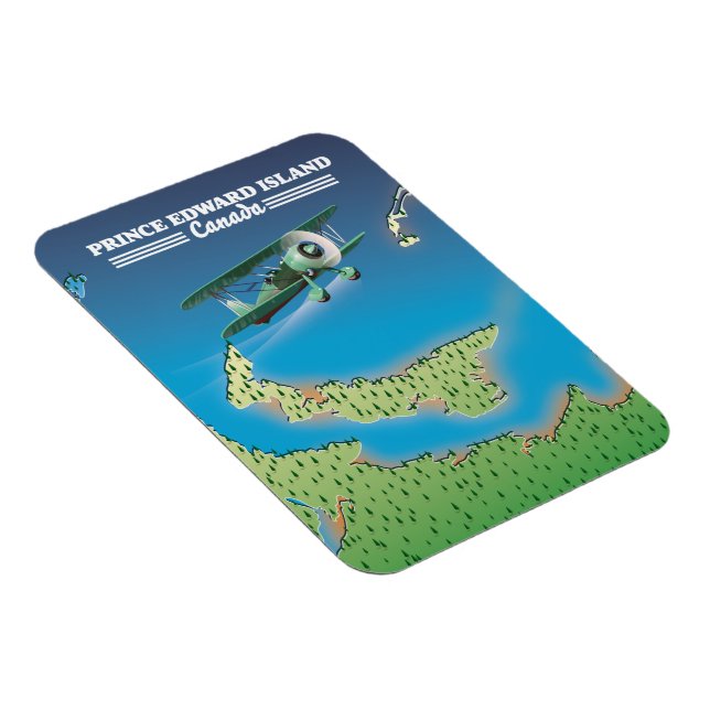 Íman Ilha Príncipe Edward, mapa do Canadá. (Lado Direito)