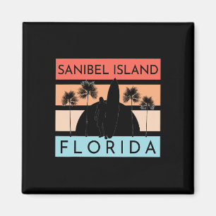 Íman Ilha Sanibel Flórida Praia Surfe Férias de Verão