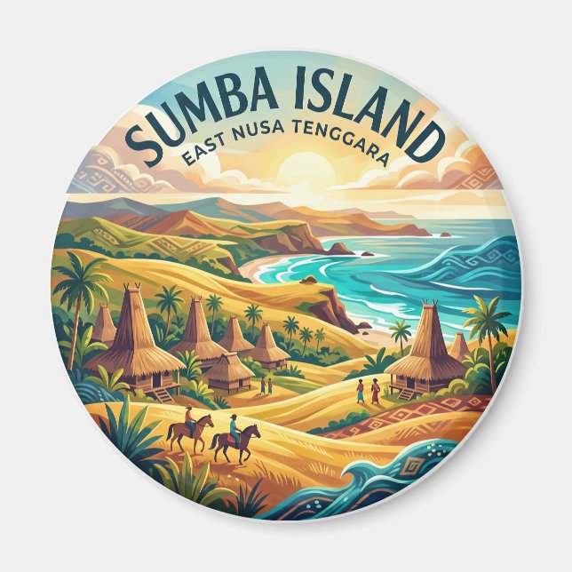 Íman Ilha Sumba Indonésia (Frente)