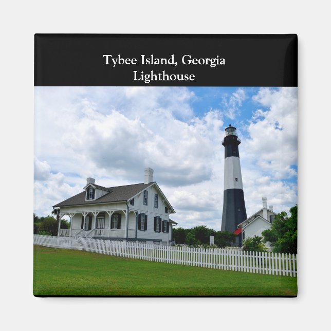 Íman Ilha Tybee, Farol Georgia (Frente)