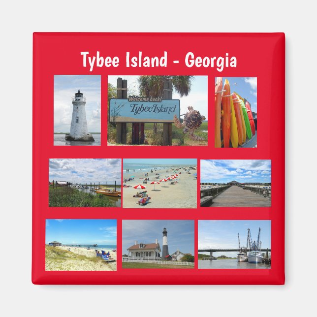 Íman Ilha Tybee, Geórgia (Frente)