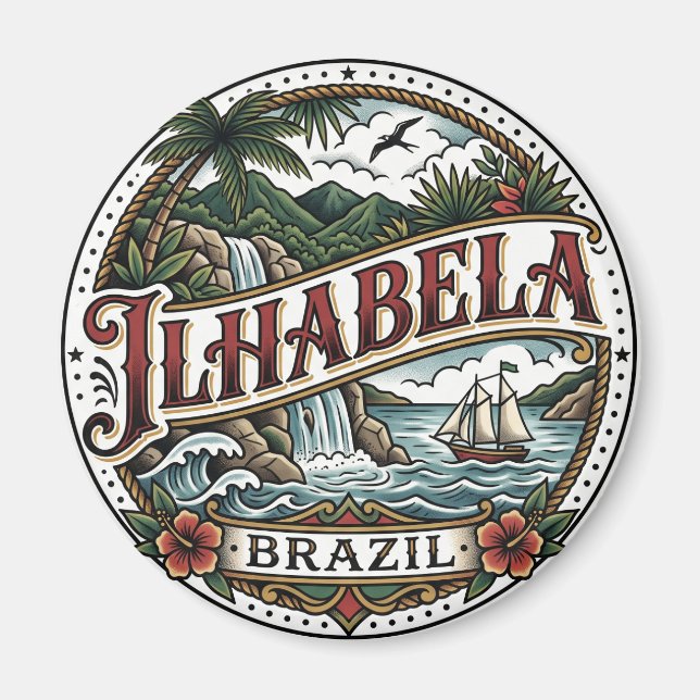 Íman Ilhabela Brasil (Frente)