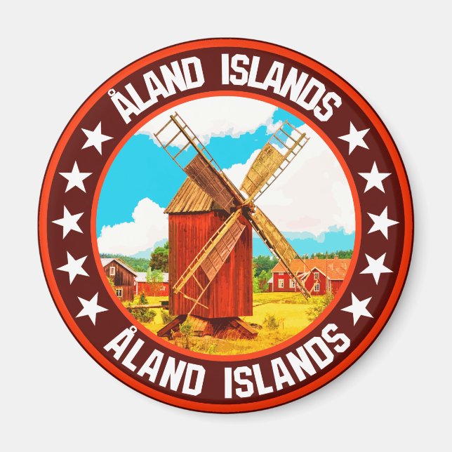 Íman Ilhas Åland (Frente)
