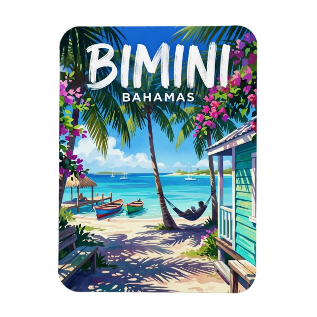 Íman Ilhas Bimini Bahamas (Vertical)
