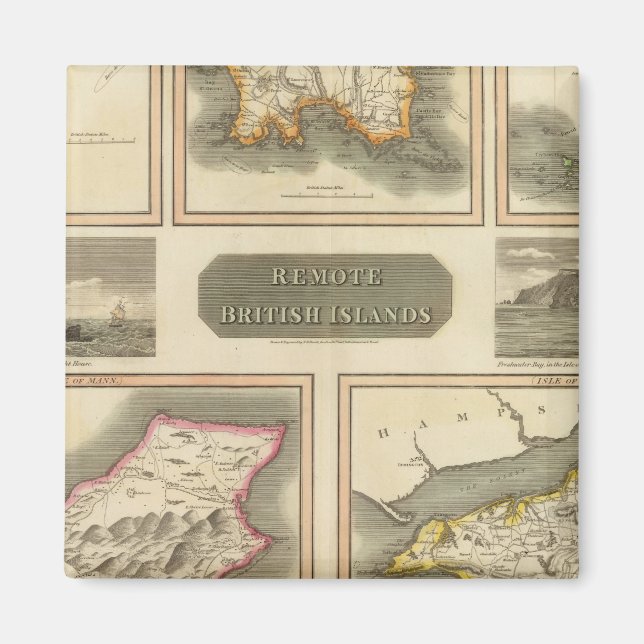 Íman Ilhas Britânicas Remotas (Frente)