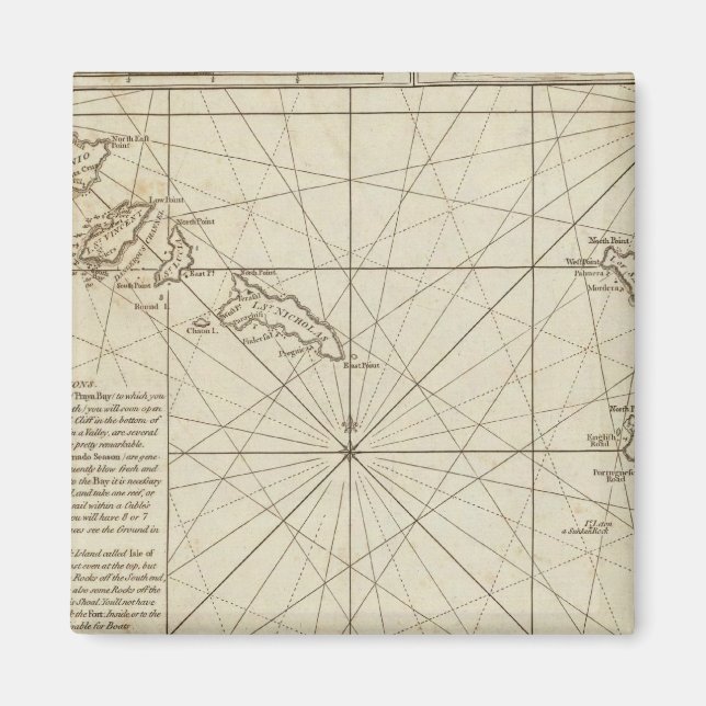 Íman Ilhas Cape Verd (Frente)