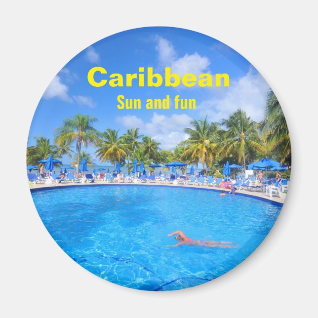 Íman ilhas Caribes (Frente)