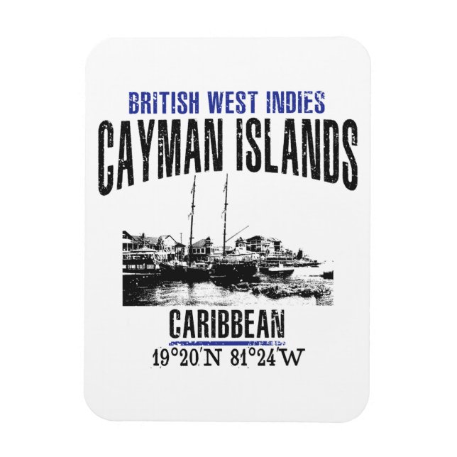 Íman Ilhas Cayman (Vertical)