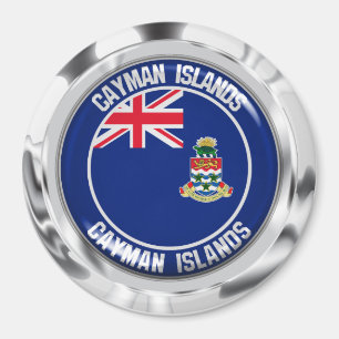Íman Ilhas Cayman Round Emblem