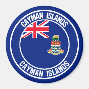 Íman Ilhas Cayman Round Emblem