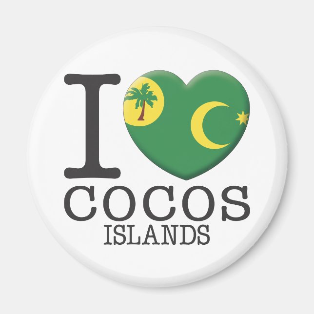 Íman Ilhas Cocos (Frente)