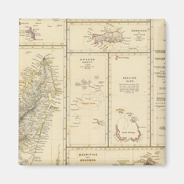 Íman Ilhas do Oceano Índico (Frente)