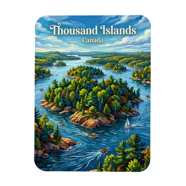 Íman Ilhas dos Mil Canadá (Vertical)