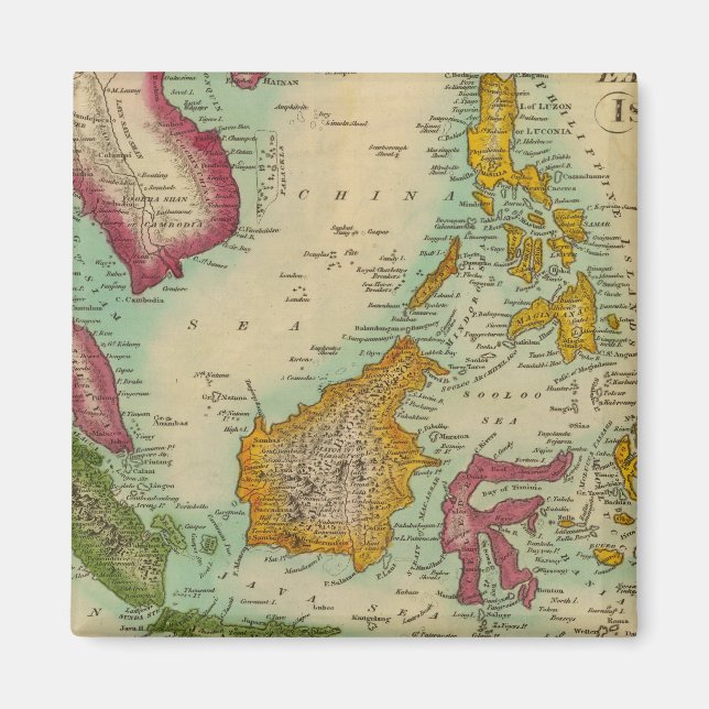 Íman Ilhas East India (Frente)