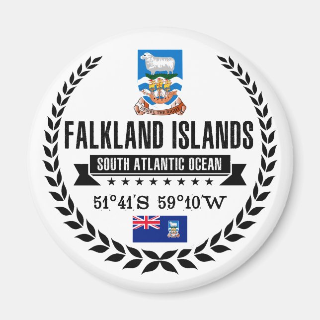 Íman Ilhas Falkland (Frente)