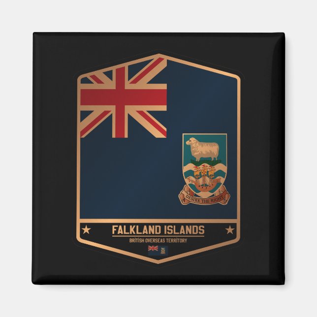 Íman Ilhas Falkland (Frente)