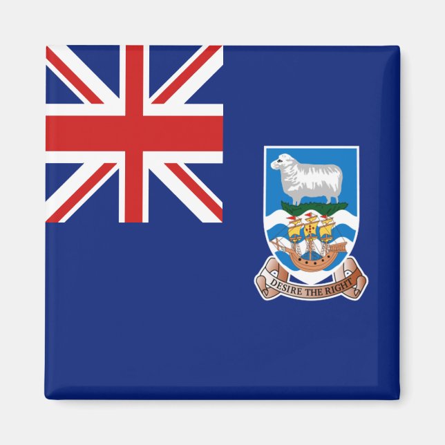 Íman Ilhas Falkland Flag Magnet (Frente)