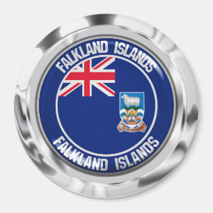Íman Ilhas Falkland Round Emblem