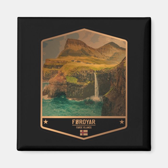 Íman Ilhas Faroé (Frente)