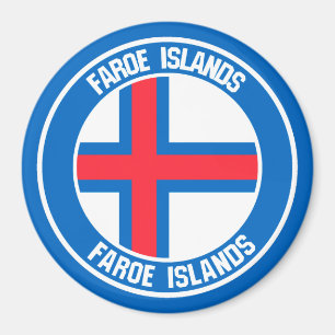 Íman Ilhas Faroé Round Emblem