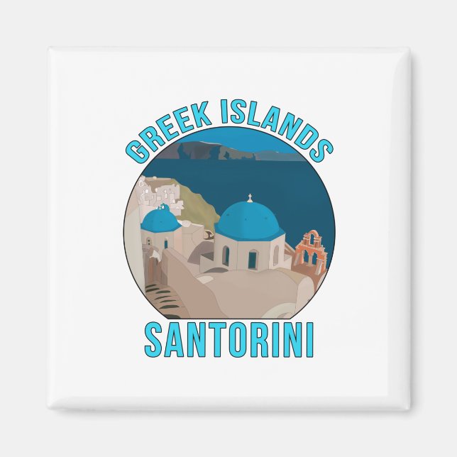 Íman Ilhas gregas Santorini (Frente)