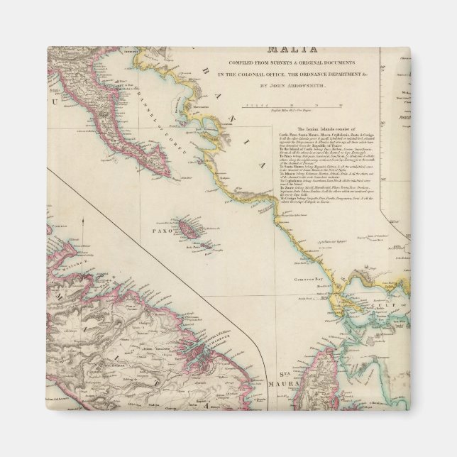 Íman Ilhas Jônico e Malta (Frente)