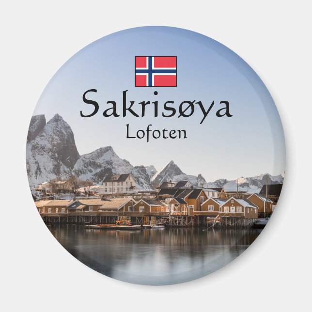 Íman Ilhas Lofoten (Frente)