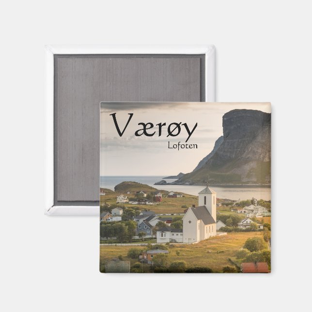 Íman Ilhas Lofoten Vaeroy Noruega (Front/Back)