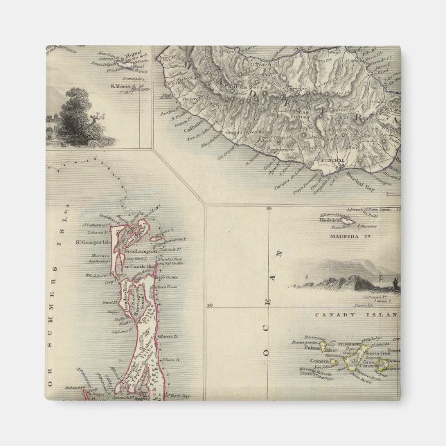 Íman Ilhas No Atlântico (Frente)