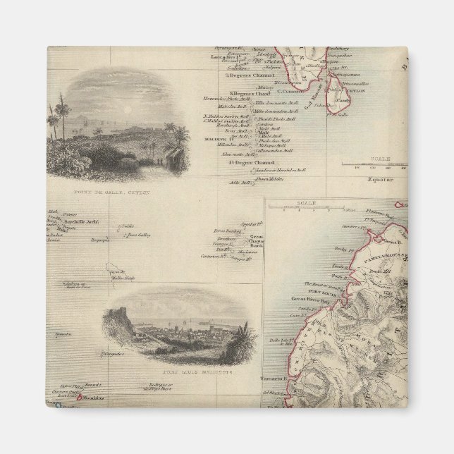 Íman Ilhas No Oceano Índico (Frente)