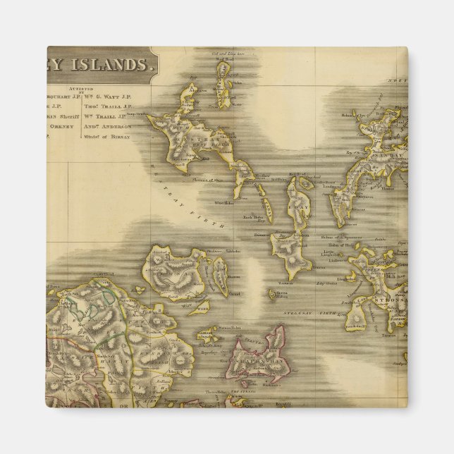 Íman Ilhas Orkney (Frente)