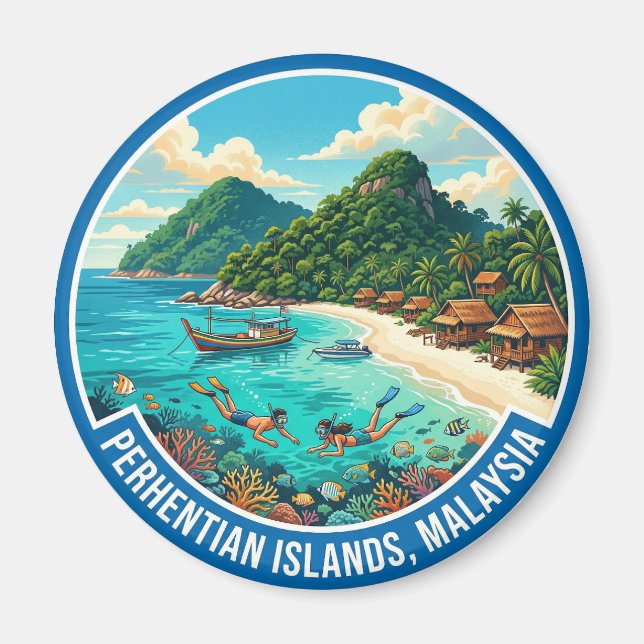 Íman Ilhas Perhentian Malásia (Frente)