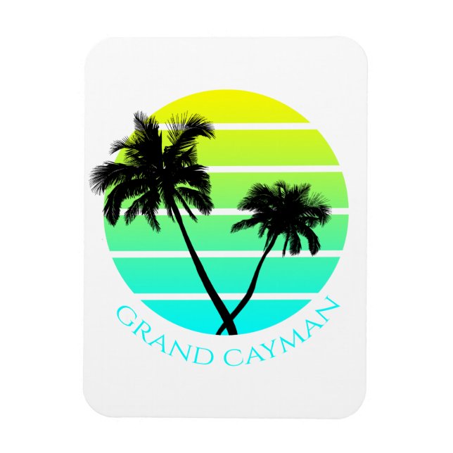 Íman Ilhas Retro Grand Cayman (Vertical)
