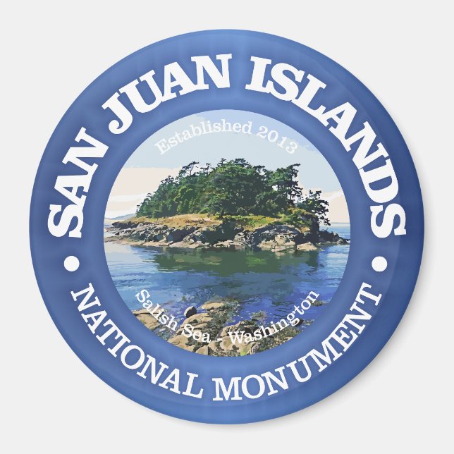 Íman Ilhas San Juan (NM) (Frente)