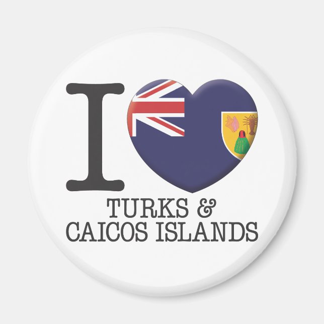 Íman Ilhas Turcas e Caicos (Frente)