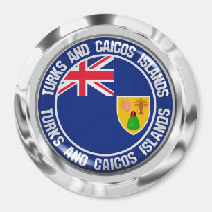 Íman Ilhas Turcas e Caicos, ao redor da Emblem