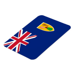 Íman Ilhas Turcas e Caicos - Bandeira -